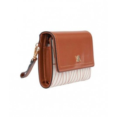 Γυναικείο Πορτοφόλι Verde σε Eκρού Χρώμα 18-1621