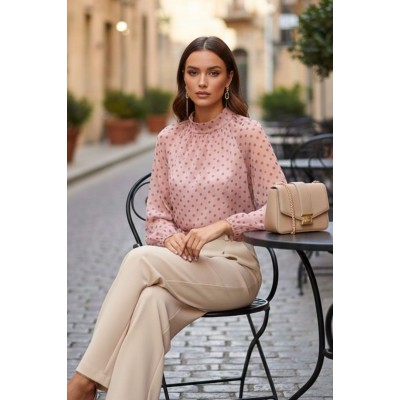 Γυναικείο Πουκάμισο σε Χρώμα Ροζ Exxes